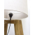 Lampa podłogowa / stołowa Trapez drewno egzotyczne 95cm